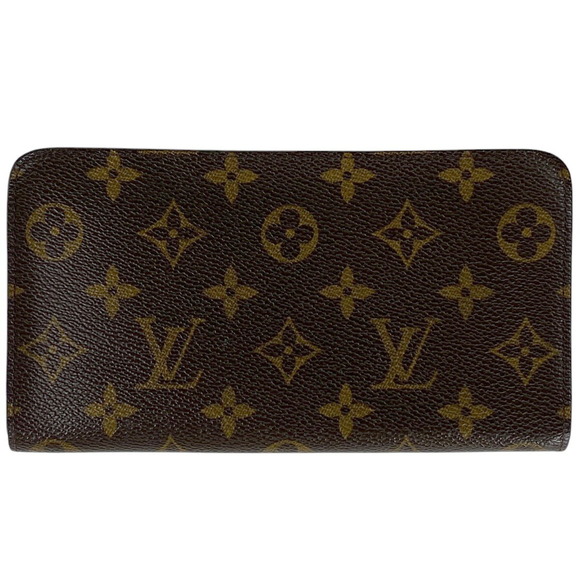 Louis Vuitton Zip Coin Wallet Monnaie Brown Porte Monogram - Picture 1 of 8